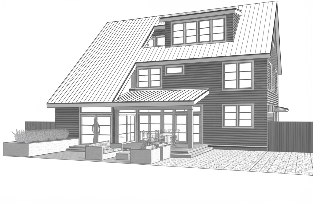 A Modern House Design in 2025 Style.