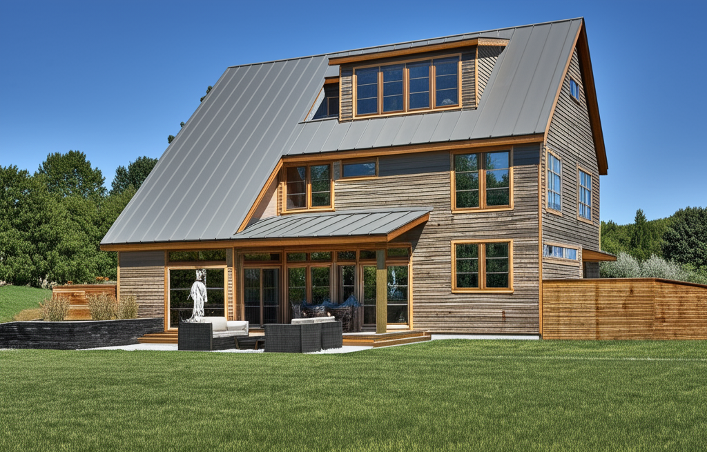 A futuristic house design in 2025.