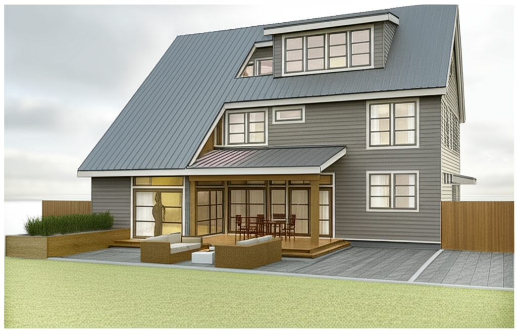 A Modern House Design in 2025 Style.