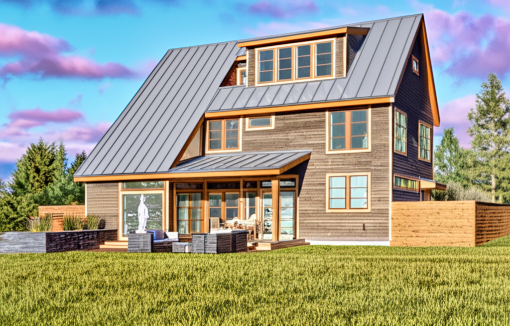 A futuristic house design in 2025.