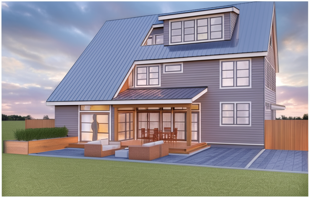 A Modern House Design in 2025 Style.