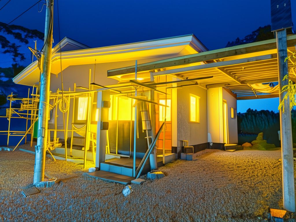 A Villa in the Night