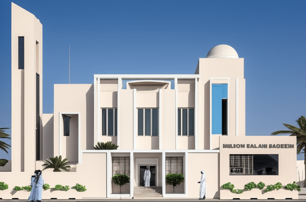 A building with dome addition on top corner. A building with dome addition on top corner.