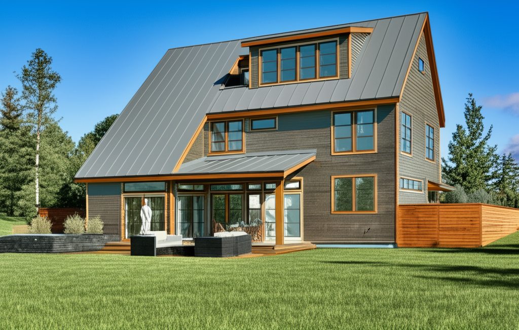 A futuristic house design in 2025.