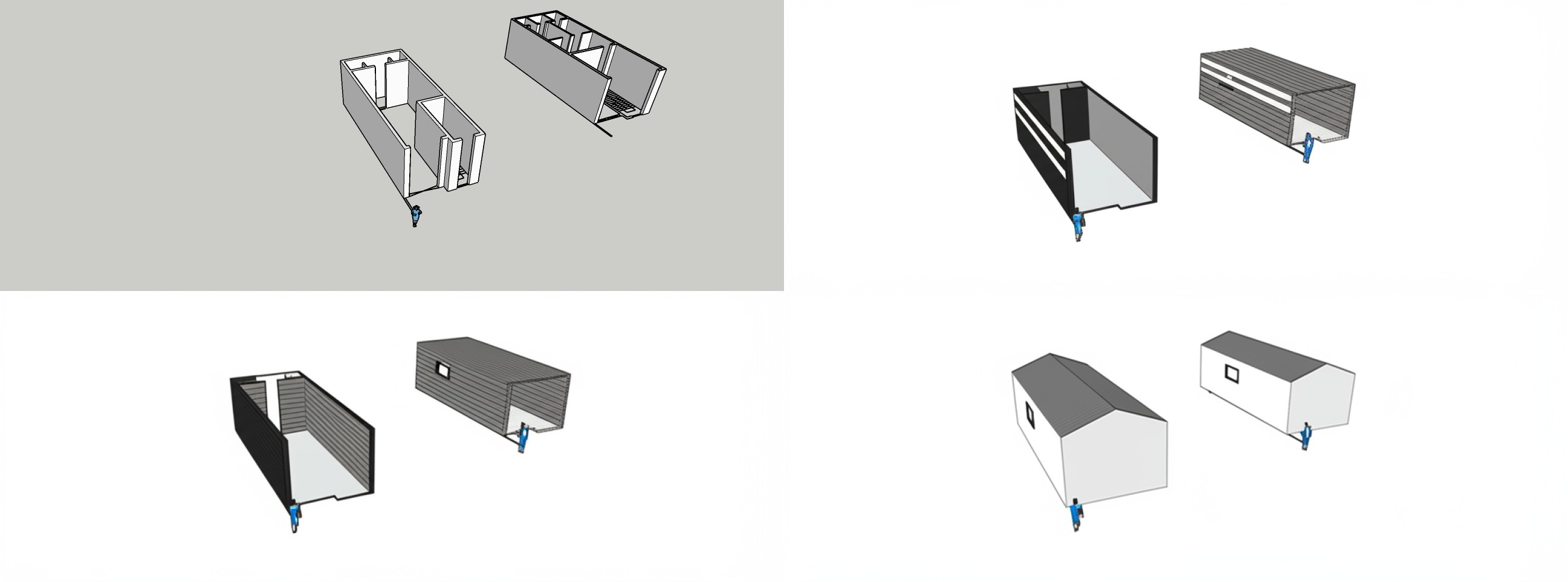 Building with upstairs and limited tile decoration. Building with upstairs and limited tile decoration.